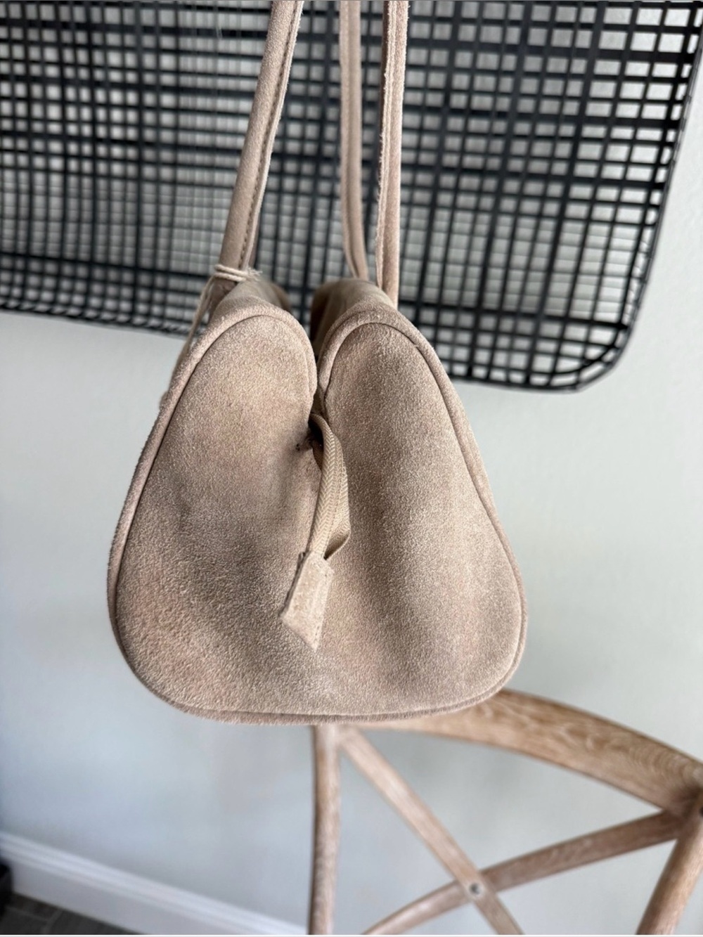Free People Sierra Suede Shoulder Bag Purse Brown Leather Boho NWT - Picture 4 of 5